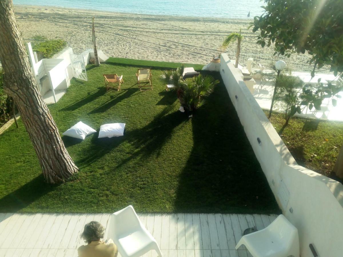 Villa A Diamante Sulla Spiaggia Belvedere Marittimo Exteriör bild